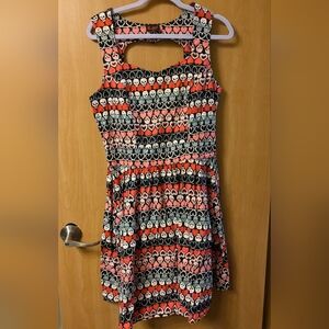 Folter Heart and Skulls Dress Size XL